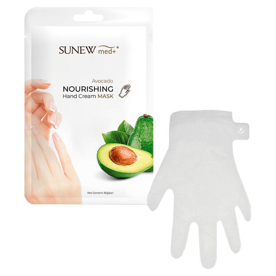 SunewMed+, voedend handmasker, avocado, handschoenen, 36 g