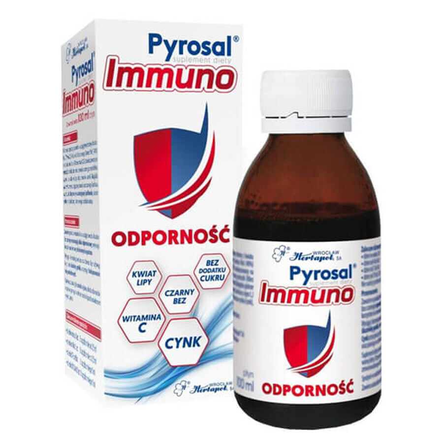 Pyrosal Immuno, siroop voor kinderen vanaf 3 jaar, 100 ml