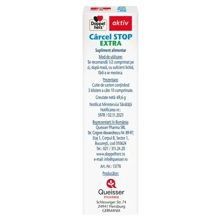 Carcel Stop Extra, 30 Tabletten, Doppelherz