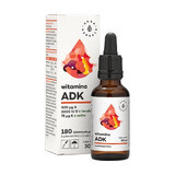 Aura Herbals, vitamine A + D3 2000 IE + K2 MK-7, 30 ml