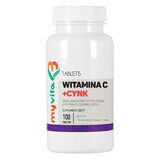 MyVita, Vitamin C + zinc, 100 tablets