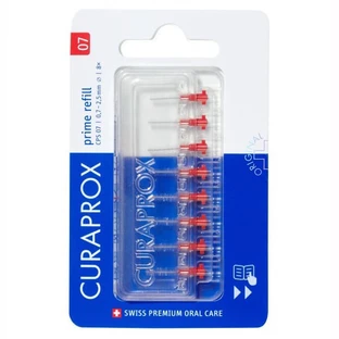 Curaprox CPS 07 Prime Recambio, cepillos interdentales, 8 piezas