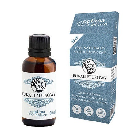 Optima Natura, natuurlijke etherische olie van eucalyptus, 30 ml