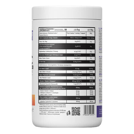 OstroVit Isotonic, sinaasappelsmaak, 500 g