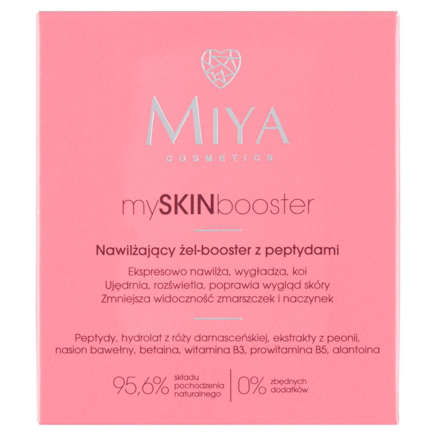 Miya mySKINbooster, gel hydratant avec peptides, 50 ml