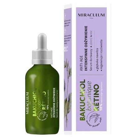 Miraculum Bakuchiol Botanique Retino, suero facial nutritivo intensivo, antiedad, 30 ml