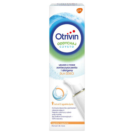 Otrivin Breathe Clean, neusspray voor kinderen vanaf 2 weken, 100 ml