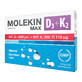 Molekin D3 + K2 Max, 30 omhulde tabletten