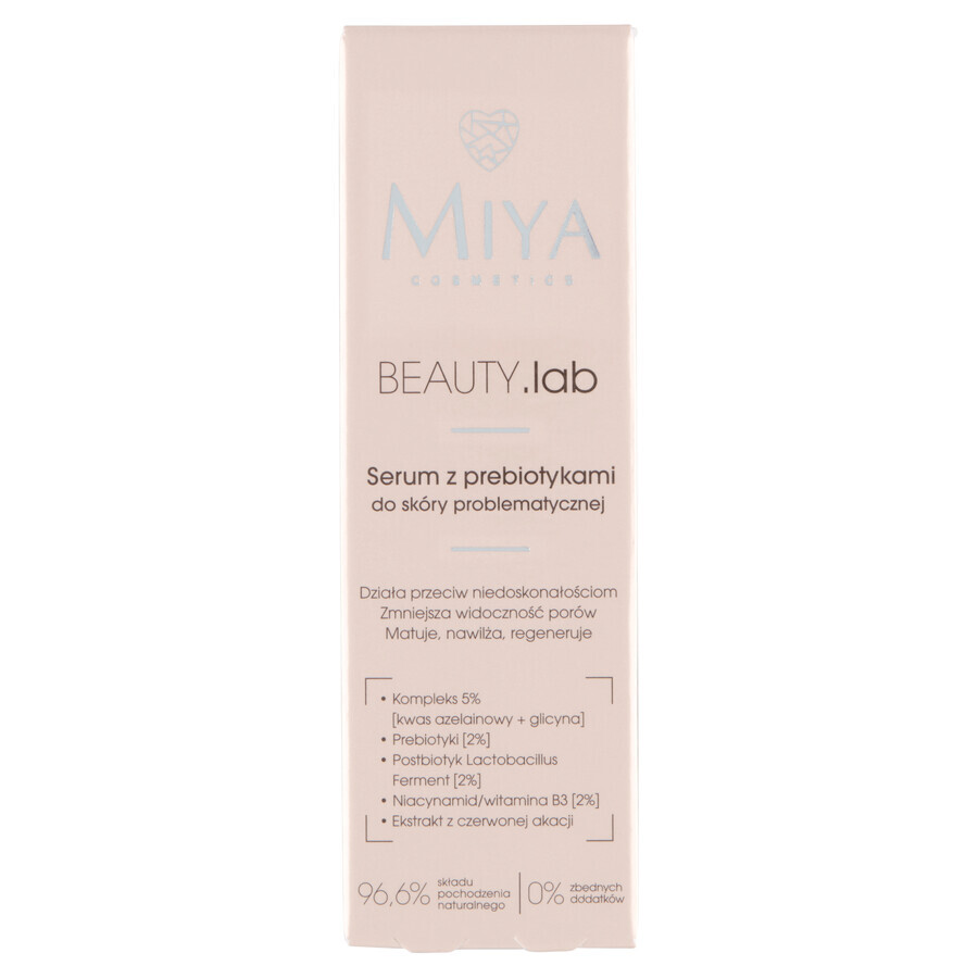 Miya BEAUTY.lab, ser cu prebiotice pentru tenul cu probleme, 30 ml