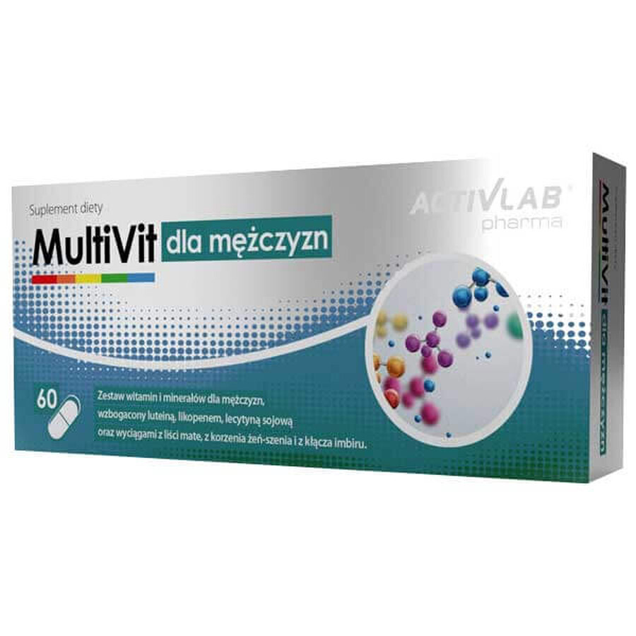 ActivLab Pharma MultiVit voor mannen, 60 capsules