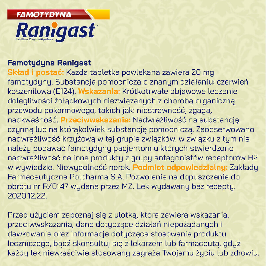 Latte Ranigast S-O-S per Dispepsia, 200 ml