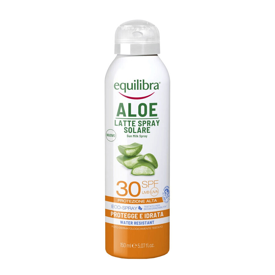 Equilibra Aloe, zonnebrandmelk, spray, SPF 30, 150 ml