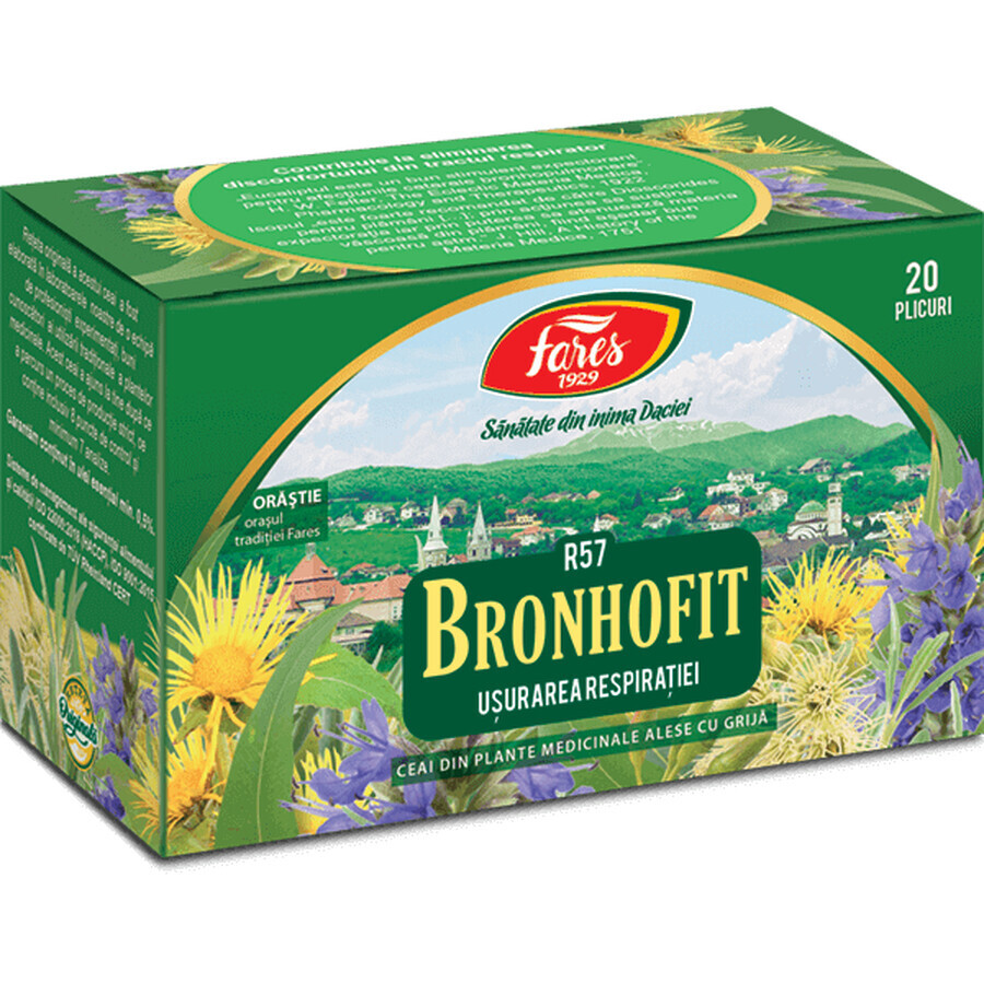 Tè Bronhofit, 20 bustine, Fares