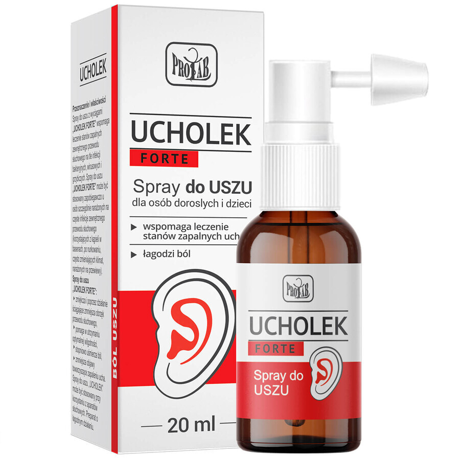 Ucholek Forte, oorspray, 20 ml