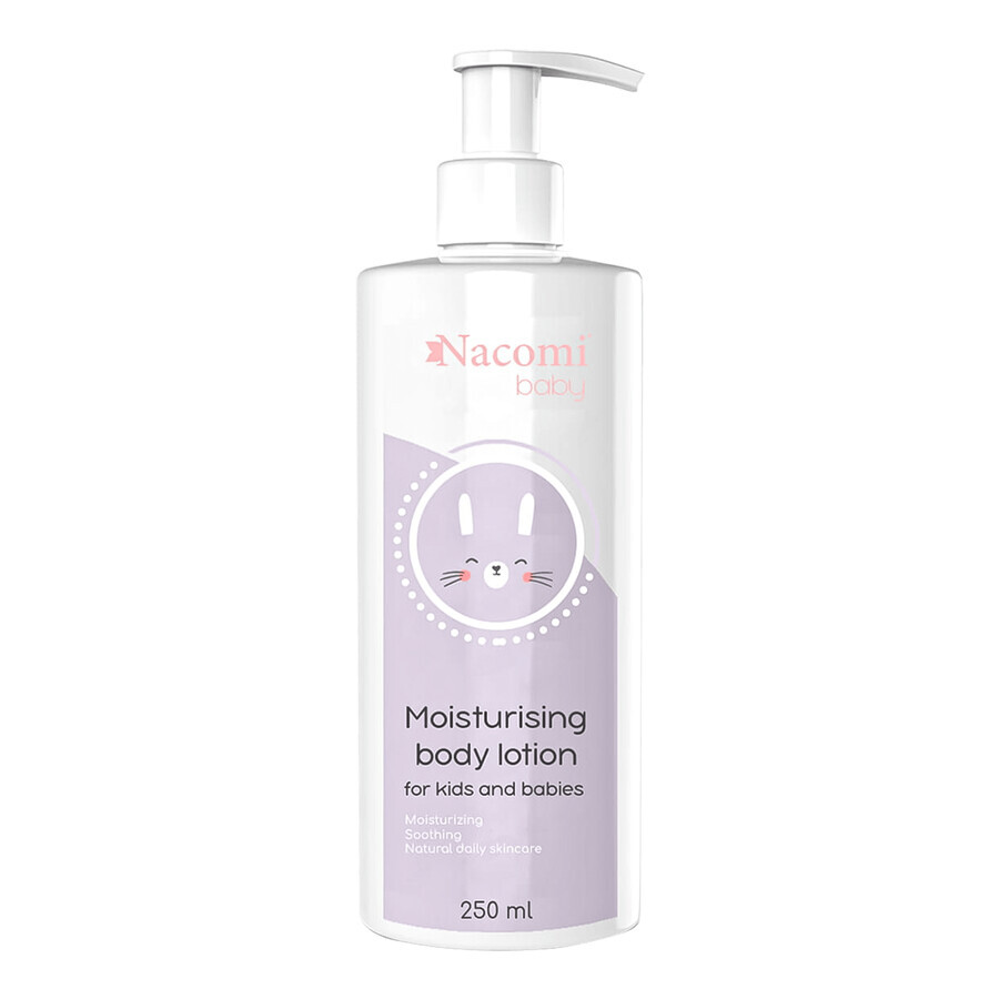 Nacomi Baby, Emulsie hidratantă pentru corp, pentru bebeluși și copii, 250 ml