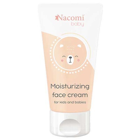 Nacomi Baby, hydraterende gezichtscrème, voor kinderen en baby&#39;s, 50 ml