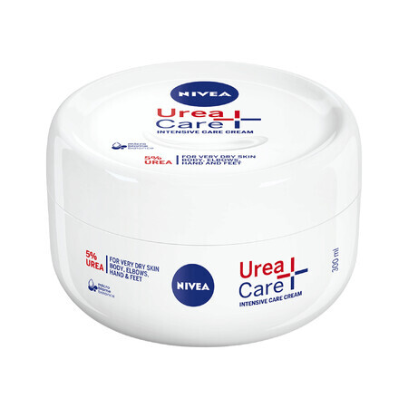 Nivea Urea+Care, crème universelle pour le corps, les mains et les pieds, 300 ml