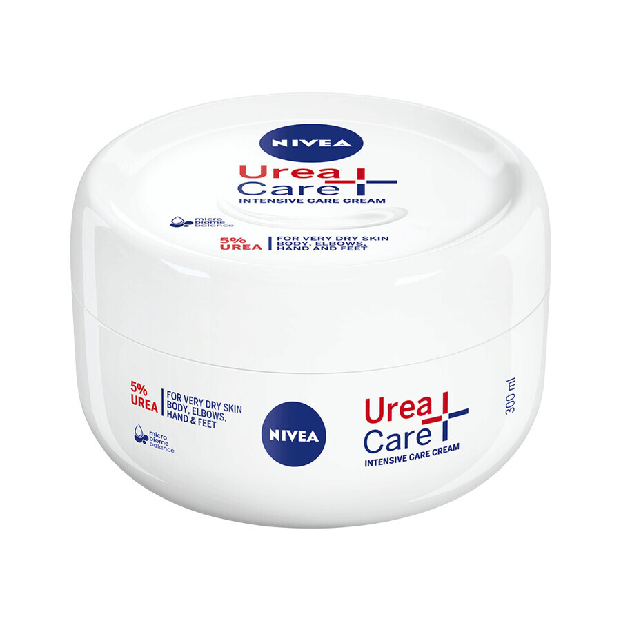 Nivea Urea+Care, universele crème voor lichaam, handen en voeten, 300 ml