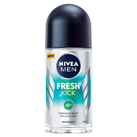 Nivea Men Fresh Kick, roll-on anti-transpirant voor mannen, 50 ml