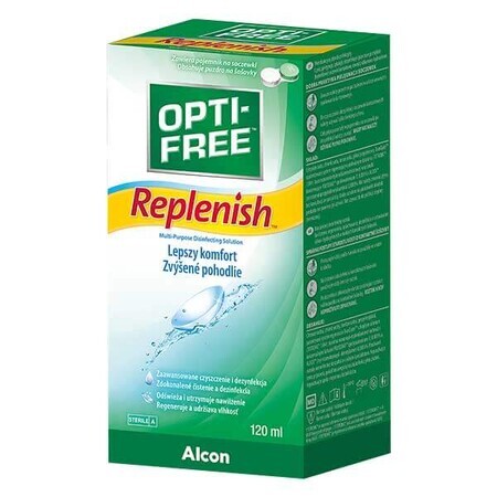 Opti-Free Replenish, solution for lenses, 120 ml