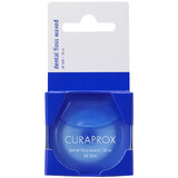 Curaprox, dental floss, waxed, mint, DF 834, 50 m