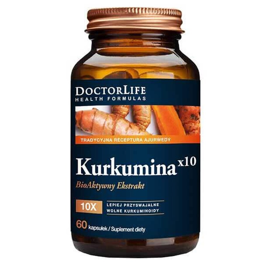 Doctor Life Curcuminax10, 500 mg, 60 gélules