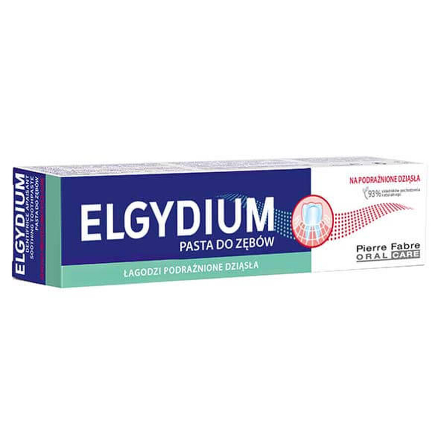 Elgydium, tandpasta voor geïrriteerd tandvlees, 75 ml