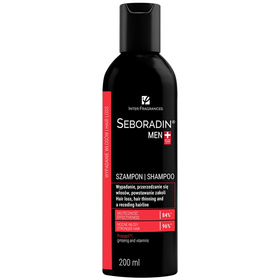 Seboradin Men, shampoo tegen haaruitval, 200 ml