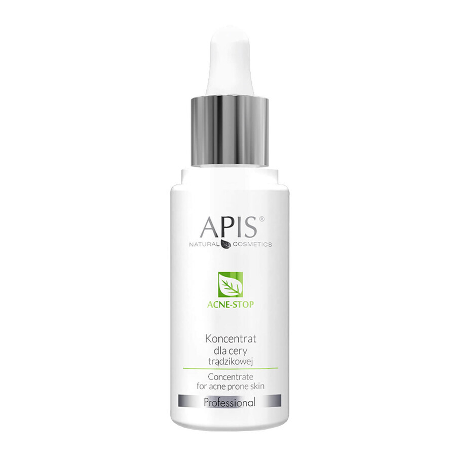 Apis Professional Acne-Stop, concentraat voor de acne-gevoelige huid, 30 ml