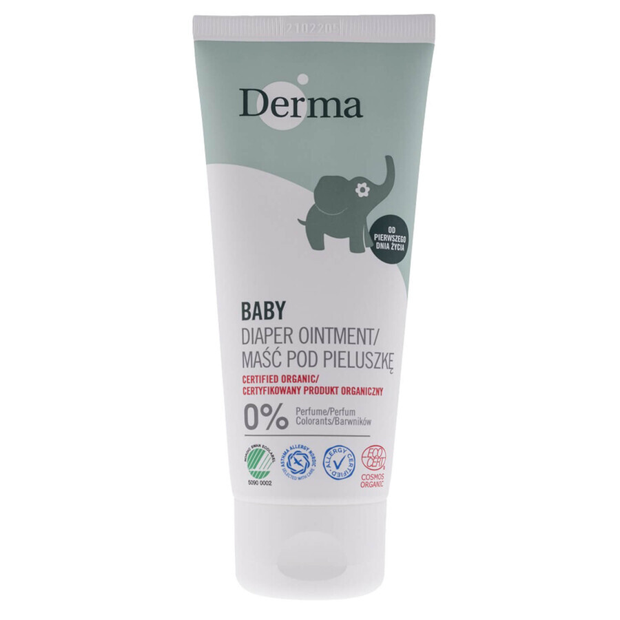 Derma Eco Baby Crema per il Cambio del Bambino, 100ml