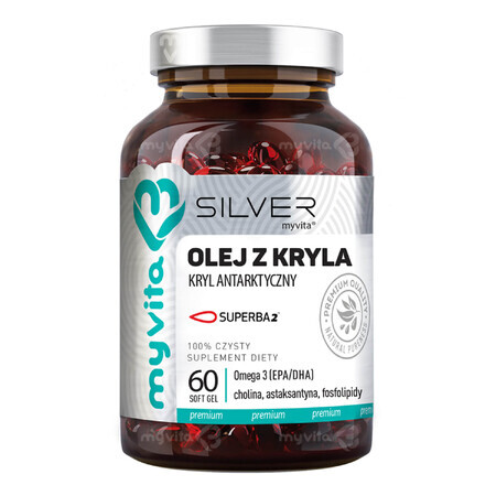 MyVita Zilverkrillolie, 60 capsules