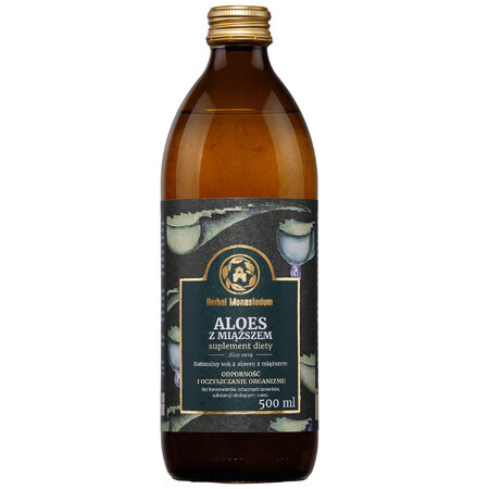 Herbal Monasterium Aloë, natuurlijk sap met vruchtvlees, 500 ml