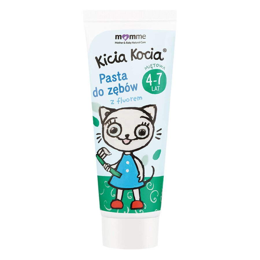 Dentifricio per bambini 4-7 anni, Gusto Menta 50 ml