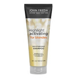 John Frieda Sheer Blonde, vochtinbrengende shampoo voor blond haar, Highlight Activating, 250 ml