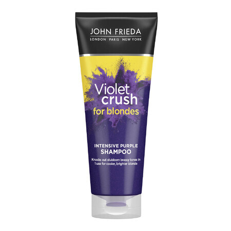 John Frieda Sheer Blonde, intens paarse shampoo voor blond haar, Violet Crush, 250 ml