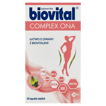 Complexe Biovital Ona, 30 gélules