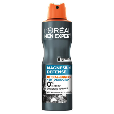 L&#39;Oréal Men Expert, Magnesium Defense, anti-transpirant spray, 150 ml