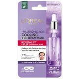 L'Oreal Revitalift Filler, cooling eye serum mask, 1% (hyaluronic acid + caffeine), 11 g