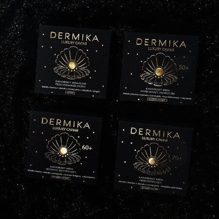 Dermika Luxury Caviar 50+, kaviaarcrème rimpels opvullen, 50 ml