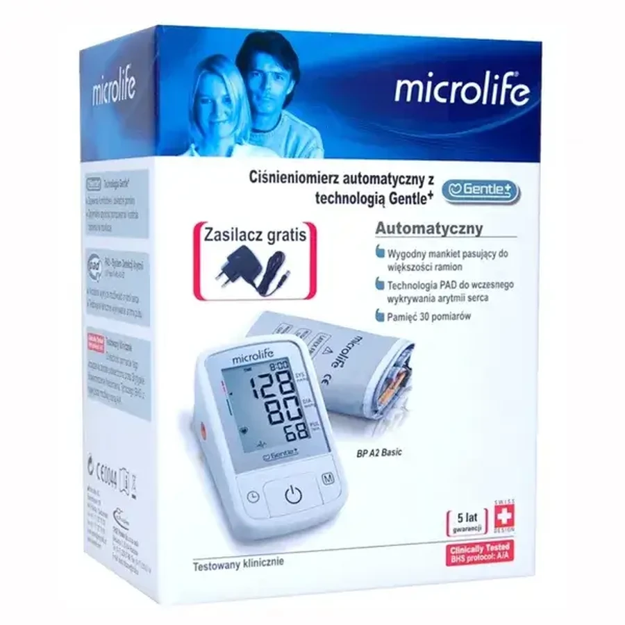 Microlife BP A2 Basic, tensiómetro automático de brazo
