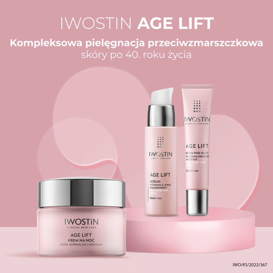 Iwostin Age Lift, nachtcrème, normale en gecombineerde huid, 50 ml