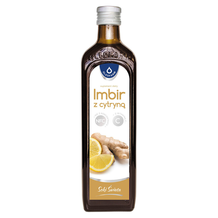 Oleofarm Juices of the World Gember met Citroen met vitamine C, 490 ml