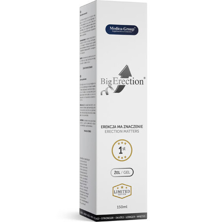 Medica-Group BigErection, gel voor een sterke en lange erectie, 150 ml