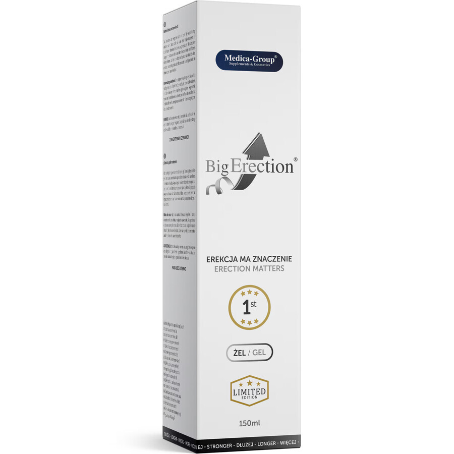 Medica-Group BigErection, gel voor een sterke en lange erectie, 150 ml