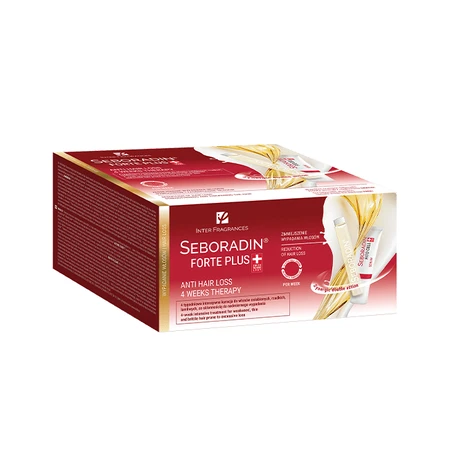 Forte Plus Hair Loss Treatment 5.5 ml x 24 ampoules + 6 g x 4 tubes, Seboradin