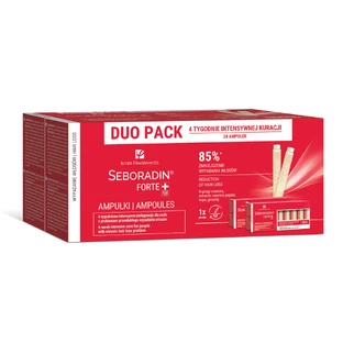 Seboradin Forte 28 Ampullen, Behandlung gegen Haarausfall, Doppelpack 2x14 Ampullen