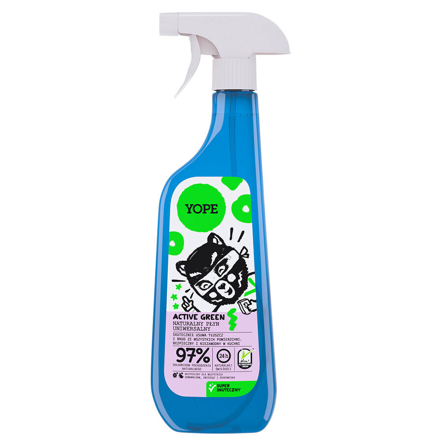 Yope Active Green, natuurlijke universele vloeistof, 750 ml