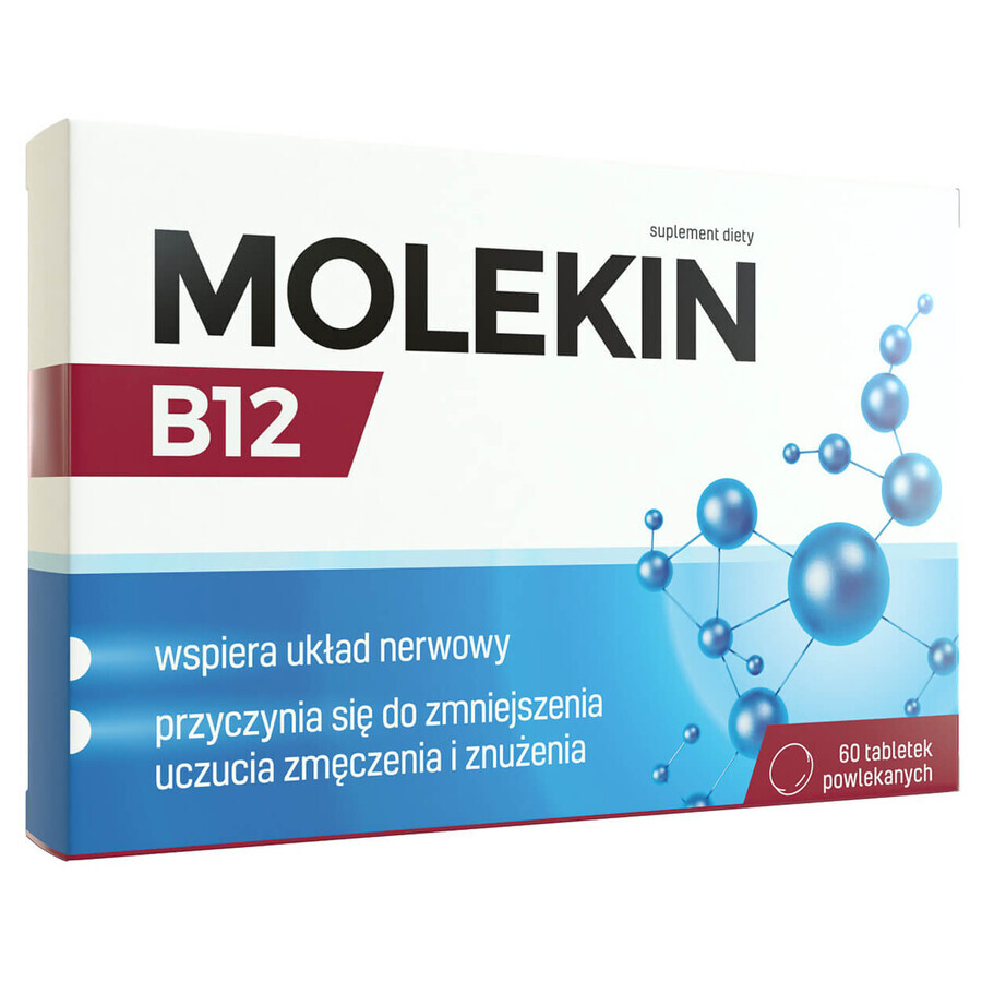 Molekin B12 100 µg, 60 film-coated tablets