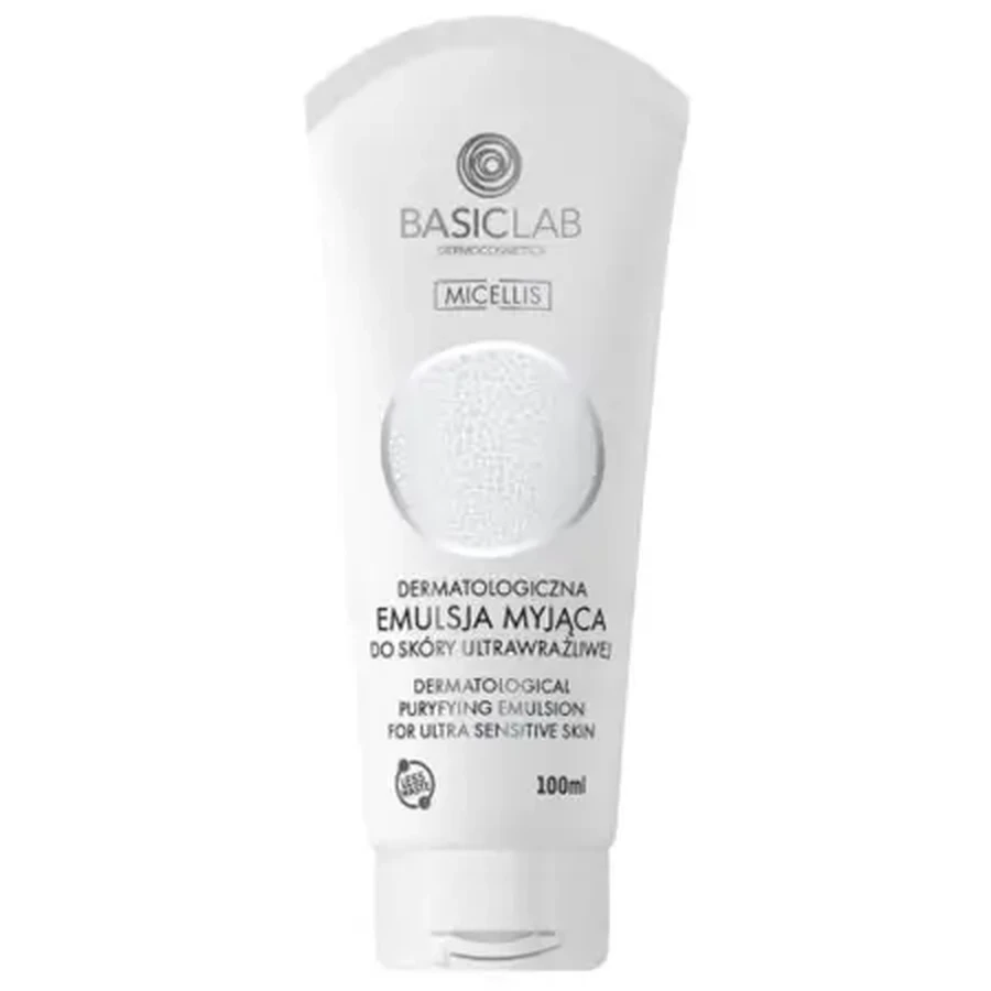 BasicLab Micellis, Dermatological cleansing emulsion for ultra-sensitive skin, 100 ml