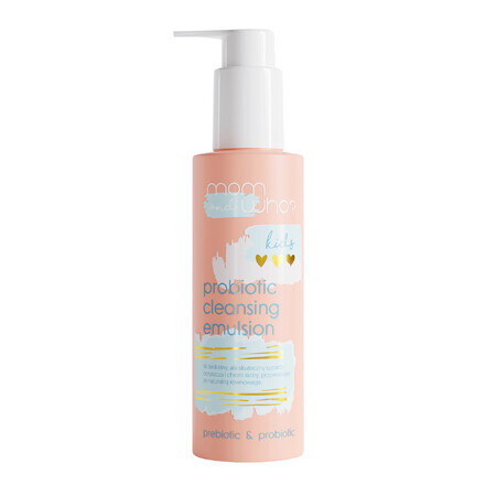 Mom and Who Kids, pre- en probiotische gezichtsreinigingsemulsie, 150 ml